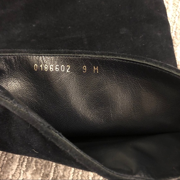 Delman Nancy Suede Knee Boots - Picture 3 of 5